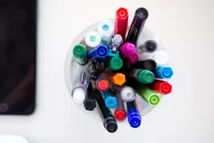 colorful pen
