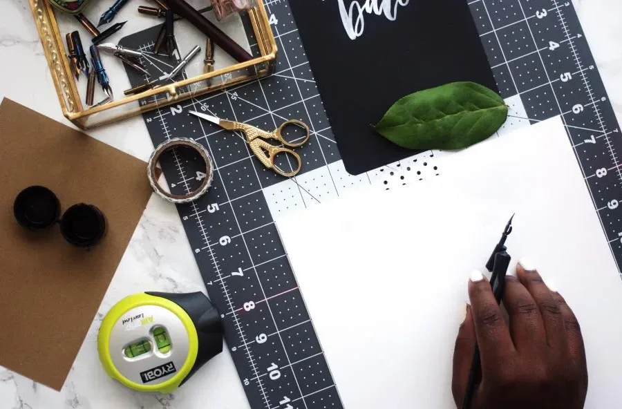 ruler scissors