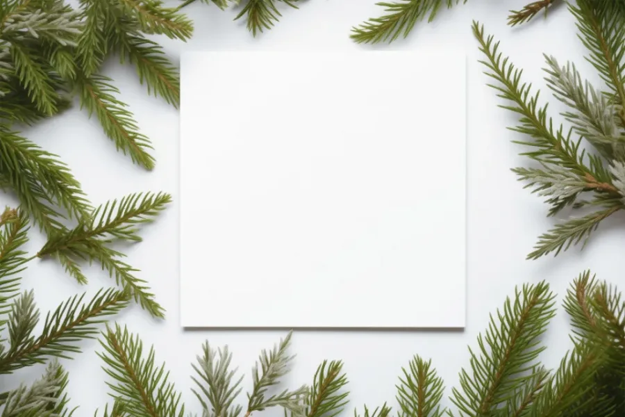 flatlay card