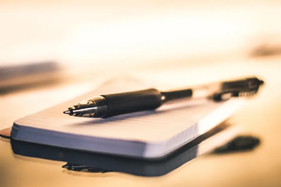 pen notepad