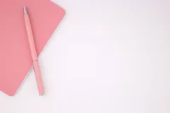 pink notebook