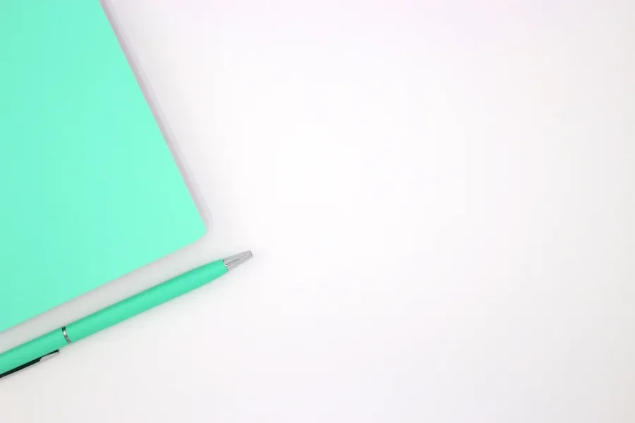turquoise notebook